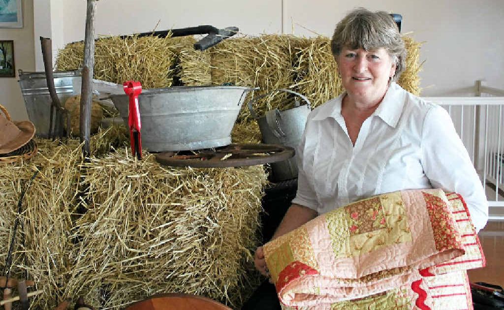 Steward Barbara Cutmore is impressed by the pavilion entries for this year’s show as they prepare to promote the Australian Year of the Farmer Steward Barbara Cutmore is impressed by the pavilion entries for this year’s show as they prepare to promote the Australian Year of the Farmer